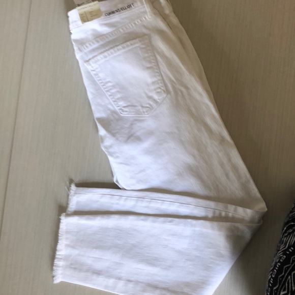 NWT Current Elliot the stiletto jeans white sz 27 - Picture 3 of 8